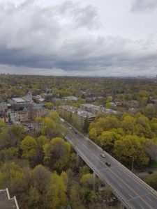 Mount Pleasant running north